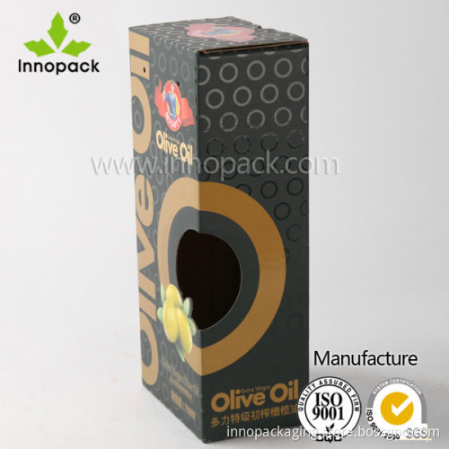 Custom Fancy Printed Foldable Paper Wine Box